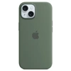 Silikonowe etui Apple iPhone 15 Silicone Case MagSafe - zielone (Cypress)