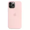 Silikonowe etui do Apple iPhone 13 Pro Max  Silicone Case MagSafe - różowe (Chalk Pink)