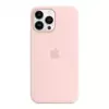 Silikonowe etui do Apple iPhone 13 Pro Max  Silicone Case MagSafe - różowe (Chalk Pink)