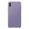 Skórzane etui Apple Leather Case do iPhone XS Max - liliowe (Lilac)