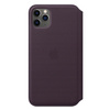 Skórzane etui Apple iPhone 11 Pro Leather Folio - oberżyna (Aubergine)