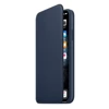 Skórzane etui Apple iPhone 11 Pro Max Leather Folio - granatowe (Deep Sea Blue)