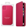 Skórzane etui Apple iPhone 11 Pro Max Leather Folio - malinowe (Raspberry)