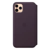 Skórzane etui Apple iPhone 11 Pro Max Leather Folio - oberżyna (Aubergine)