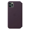 Skórzane etui Apple iPhone 11 Pro Max Leather Folio - oberżyna (Aubergine)