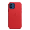 Skórzane etui Apple iPhone 12/ 12 Pro Leather Case MagSafe - czerwone (Scarlet)