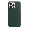 Skórzane etui Apple iPhone 14 Pro Max Leather Case MagSafe - zielone (Forest Green) 