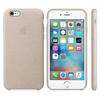 Skórzane etui Apple iPhone 6/ 6s Leather Case - beżowe (Rose Gray) [OUTLET] 