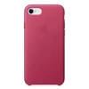Skórzane etui Apple iPhone 7/ 8/ SE 2020/ SE 2022 Leather Case - różowe (Pink Fuchsia)