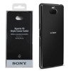 Sony Xperia 10 etui Style Cover Solid SCBI10 - czarne