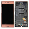 Sony Xperia XZ Premium wyświetlacz LCD z ramką - różowy