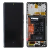 Wyświetlacz LCD z ramką i baterią do Honor Magic 5 Lite - czarny (Midnight Black)